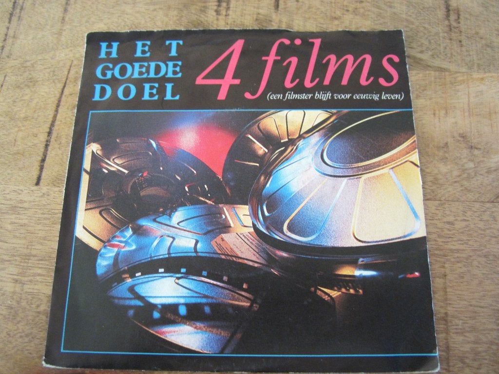 Single Het goede doel - 4 films en atoombom (vinyl), Cd's en Dvd's, Vinyl Singles, Ophalen of Verzenden, Zo goed als nieuw, 7 inch