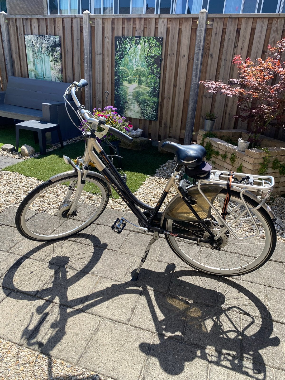 Altra Premium fiets met 8 versnellingen en AXA slot, Gebruikt, 47 tot 50 cm, Versnellingen, Ophalen