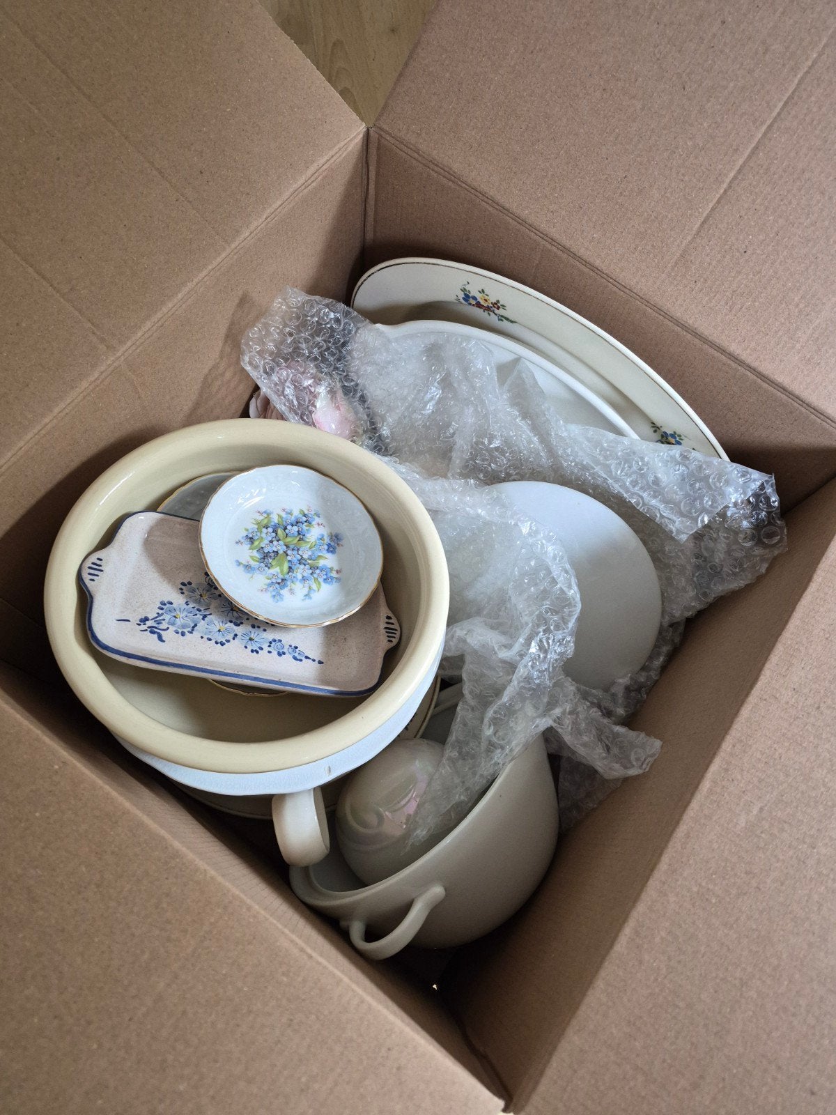 Brocant, vintage, doos vol oud en nieuw, alles in één koop, Ophalen, Nieuw