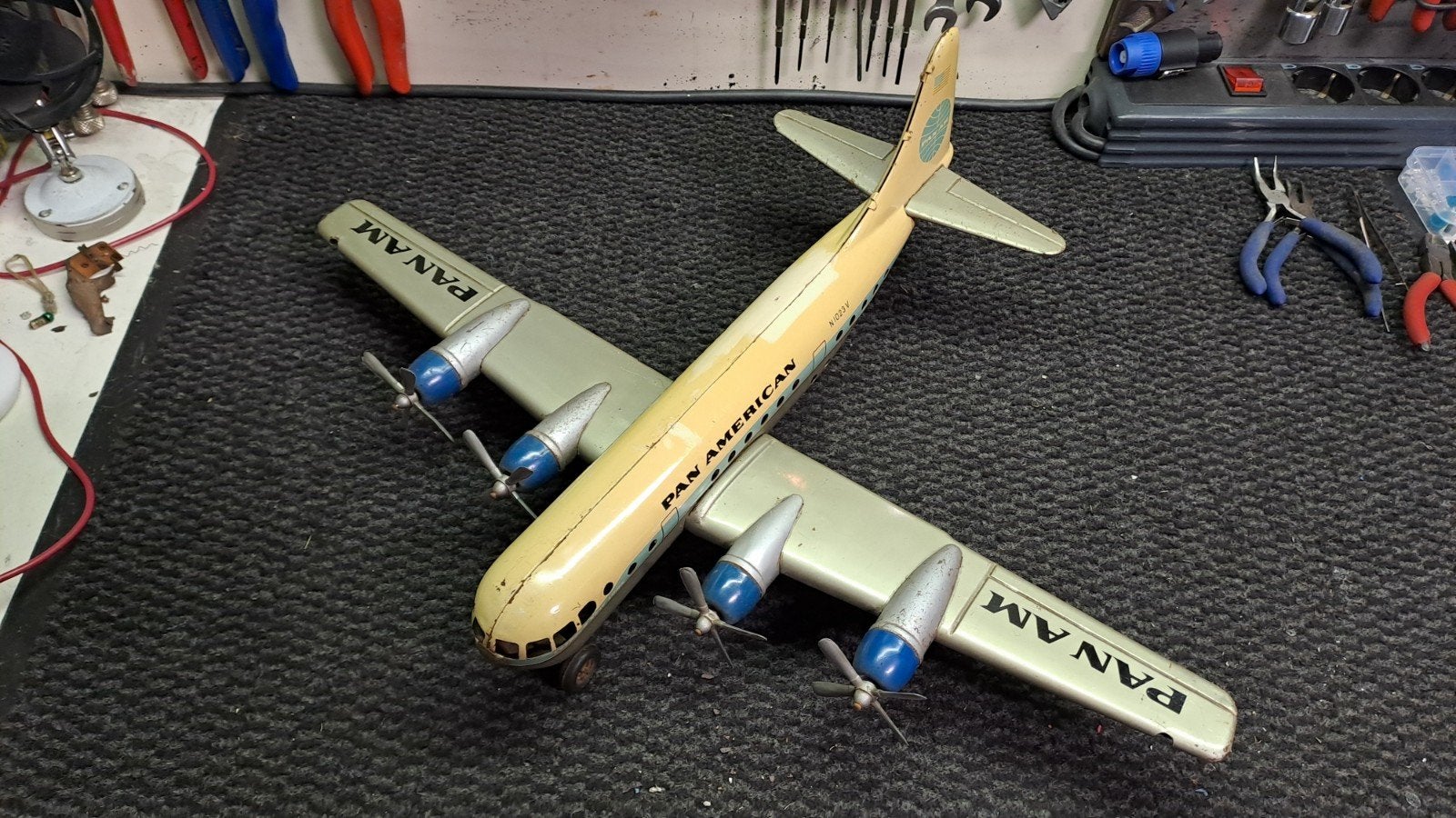 Gama Pan Am vliegtuig, Hobby en Vrije tijd, Overige merken, 1:72 tot 1:144, Gebruikt, Ophalen of Verzenden