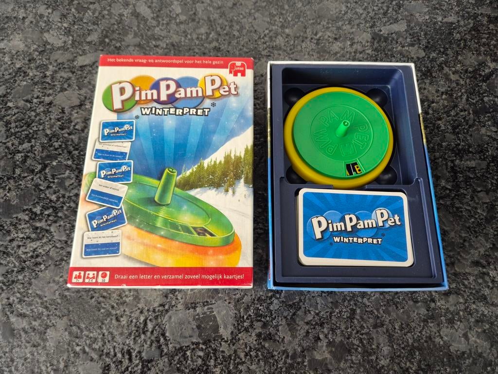 Jumbo - Pim Pam Pet Winterpret, Hobby en Vrije tijd, Gezelschapsspellen | Kaartspellen, Ophalen of Verzenden