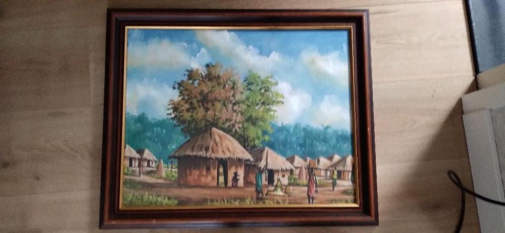 Schilderij Malawi, Ophalen