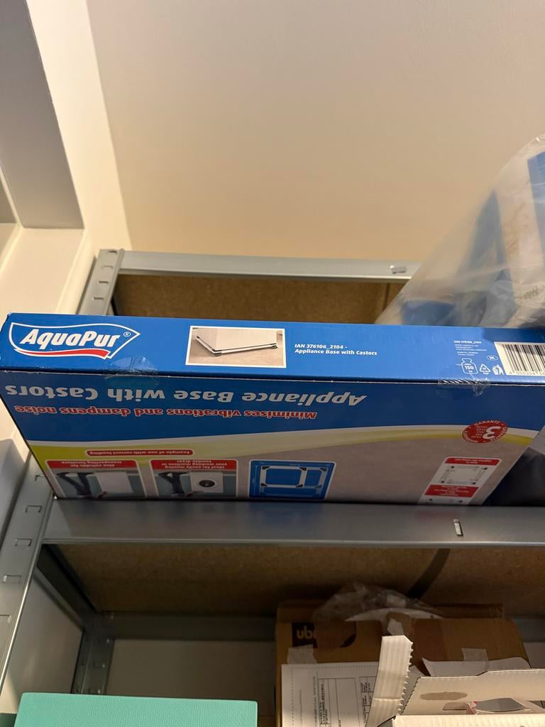 AquaPur wasmachine verhoging met wieltjes, Ophalen of Verzenden, Nieuw