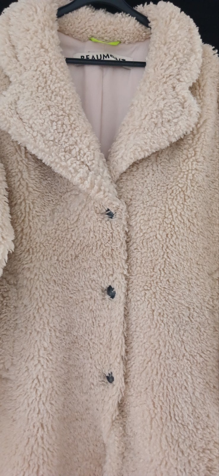 Beaumont teddy jas maat 38, Maat 38/40 (M), Beige, Beaumont, Ophalen of Verzenden
