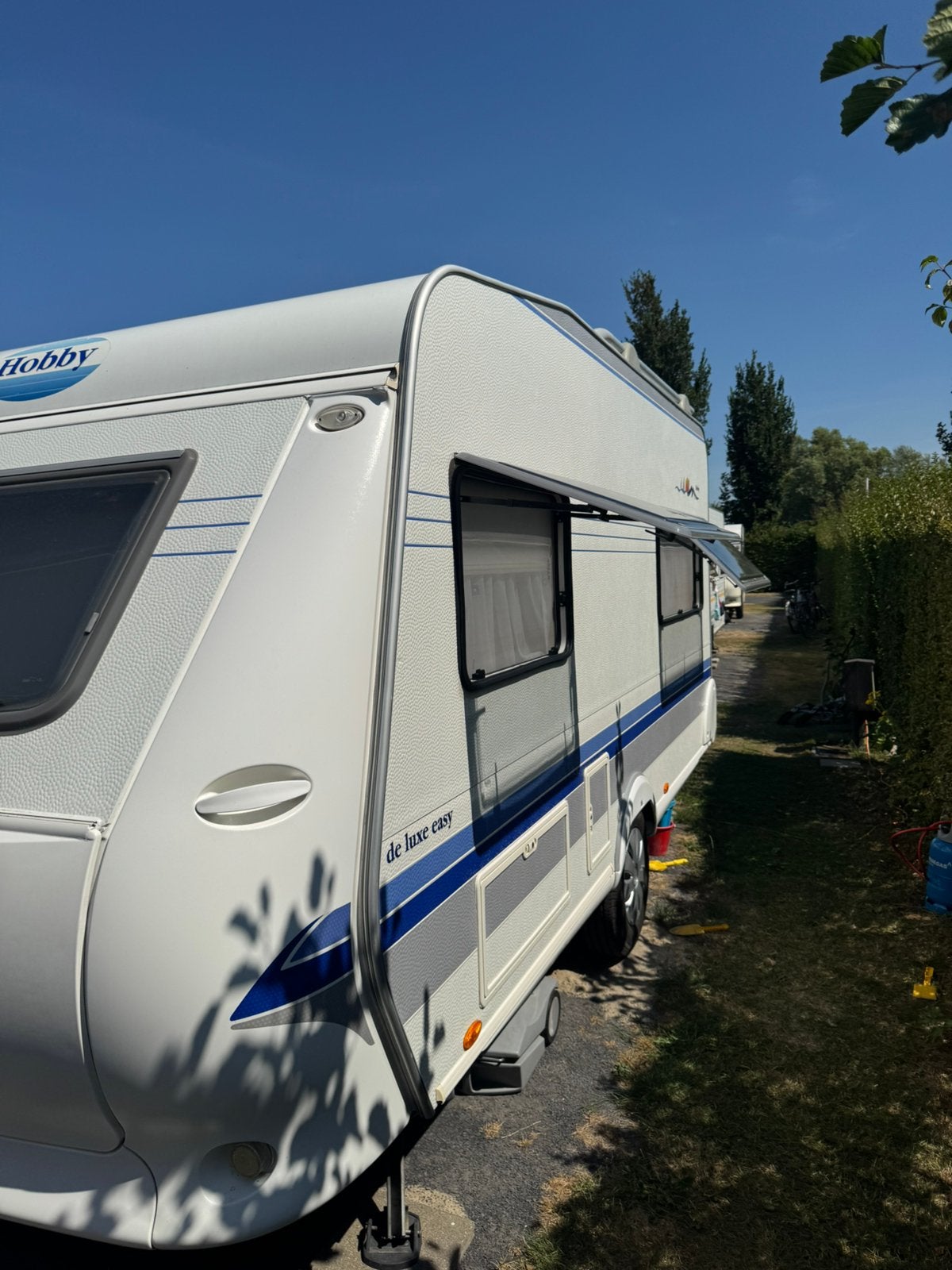 Hobby deluxe 440 ( uit 2004 ), Caravans en Kamperen, Ophalen, Gebruikt