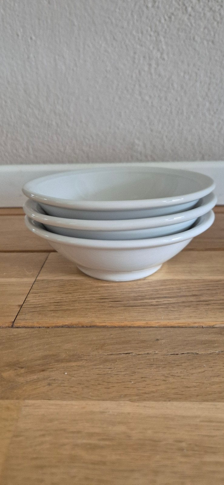 3 Nieuwe Witte Kommen van Bauscher Weiden (Horecakwaliteit), Ophalen, Nieuw, Porselein, Kom(men)