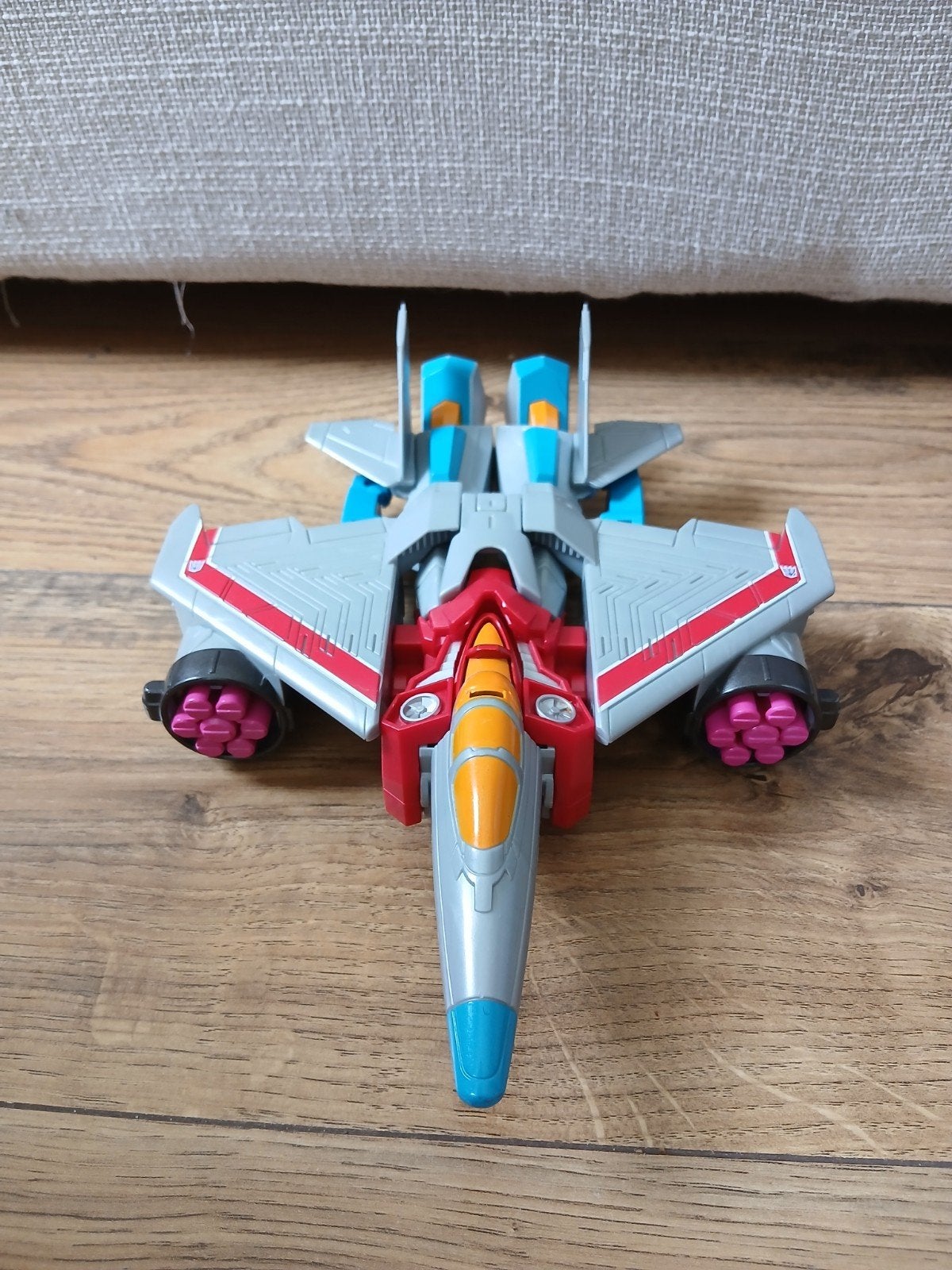 Transformers Cyberverse starscream robot vliegtuig, Verzamelen, Transformers, Ophalen of Verzenden, Zo goed als nieuw, Decepticons