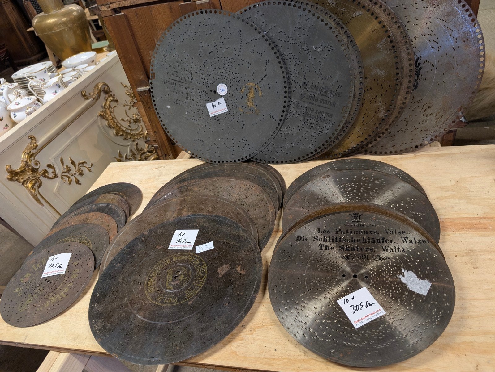 32 polyfone platen samen €150.  Gaan in een koop, Ophalen, Onbekend, Orgel, Onbekend