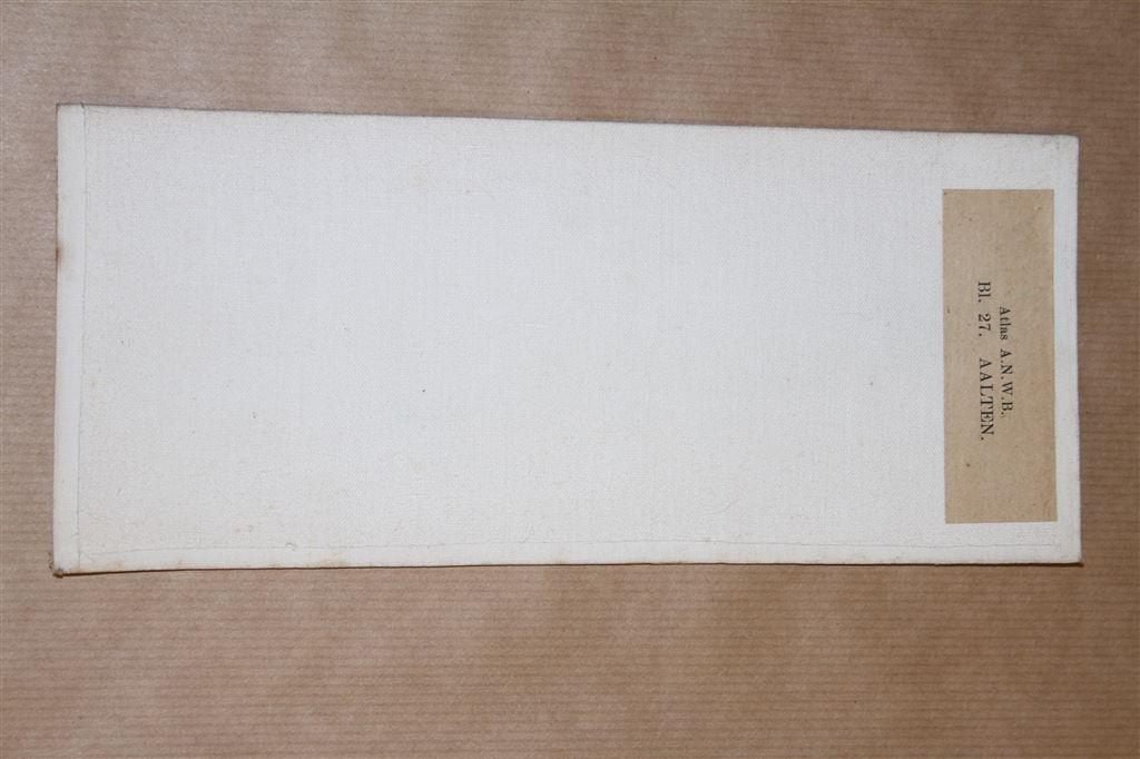 Oude stafkaart - Aalten - 1925, Boeken, Gelezen, Ophalen of Verzenden, Landkaart, 1800 tot 2000