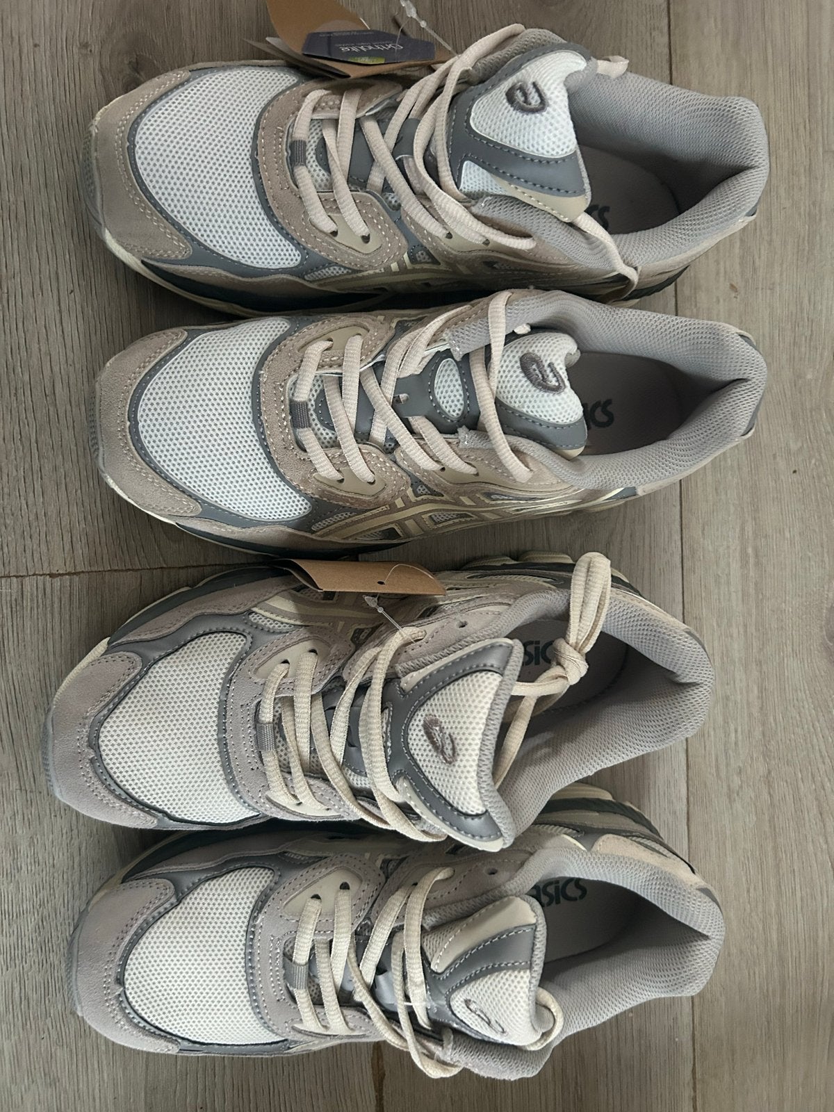 Twee paar gloednieuwe Asics sneakers - maten 43,5 en 44,5, Kleding | Heren, Schoenen, Ophalen of Verzenden, Nieuw, Overige kleuren