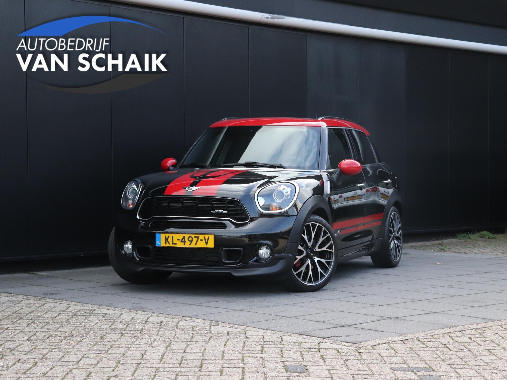 MINI Countryman 1.6 John Cooper Works ALL4 Chili | LEDER | P, Auto's, Euro 5, 1380 kg, Gebruikt, Zwart