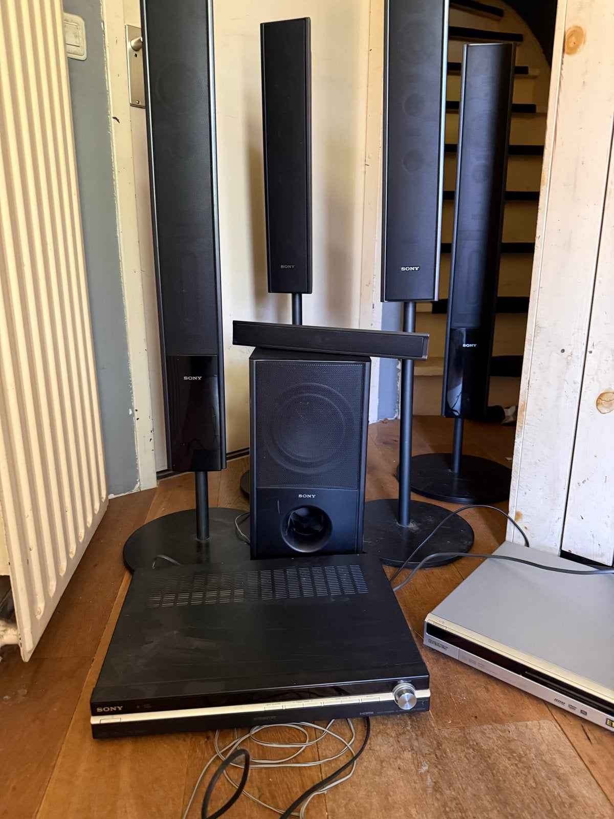 Sony Home Cinema Set met DVD-speler en 5.1 speakers, Ophalen, Gebruikt, 70 watt of meer, 5.1-systeem