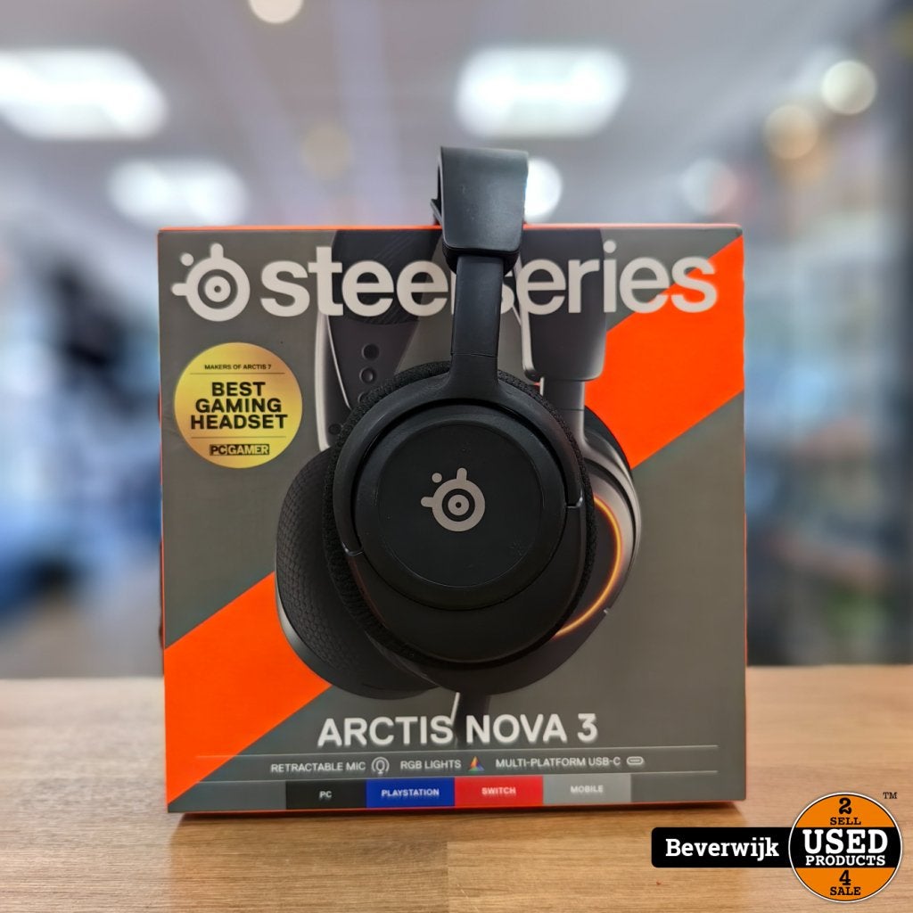 Steelseries Arctis Nova 3 Wired Koptelefoon - Netjes