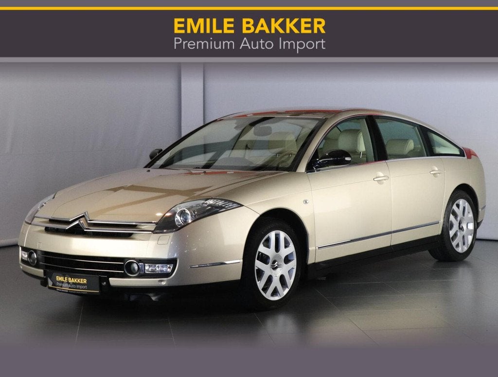 Citroen C6 3.0 V6 Exclusive "Mativoire" 65.000km!, Auto's, Citroën, Gebruikt, Beige, C6, 2946 cc
