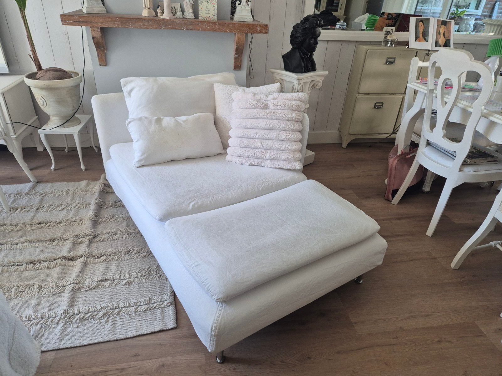 Soderhamn chaise longue, inclusief vervangende set hoezen, Ophalen, Gebruikt, Eenpersoons, Minder dan 150 cm