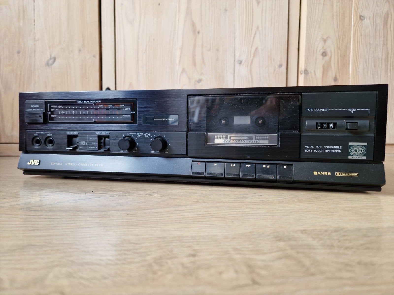 JVC TD-X101E Refurbished Stereo Cassette Deck - Vintage Case, Audio, Tv en Foto, Cassettedecks, Ophalen of Verzenden, Enkel, JVC