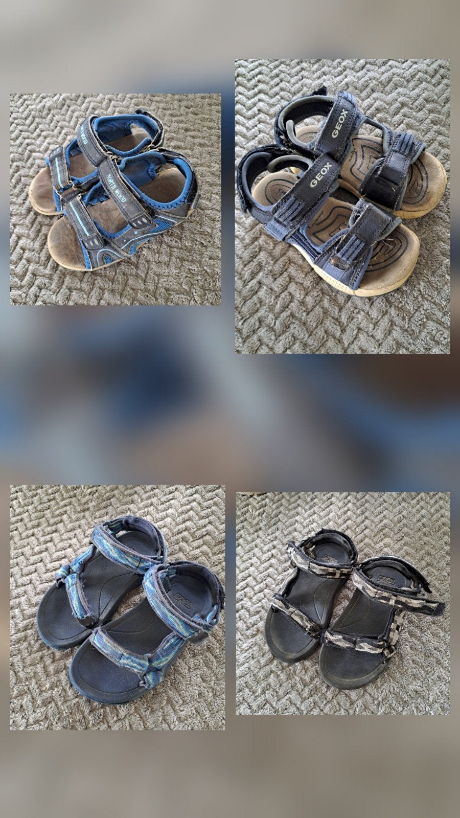 Sandalen maat 24/25 - Teva, Geox, North Wood, Kinderen en Baby's, Kinderkleding | Schoenen en Sokken, Jongen of Meisje, Schoenen