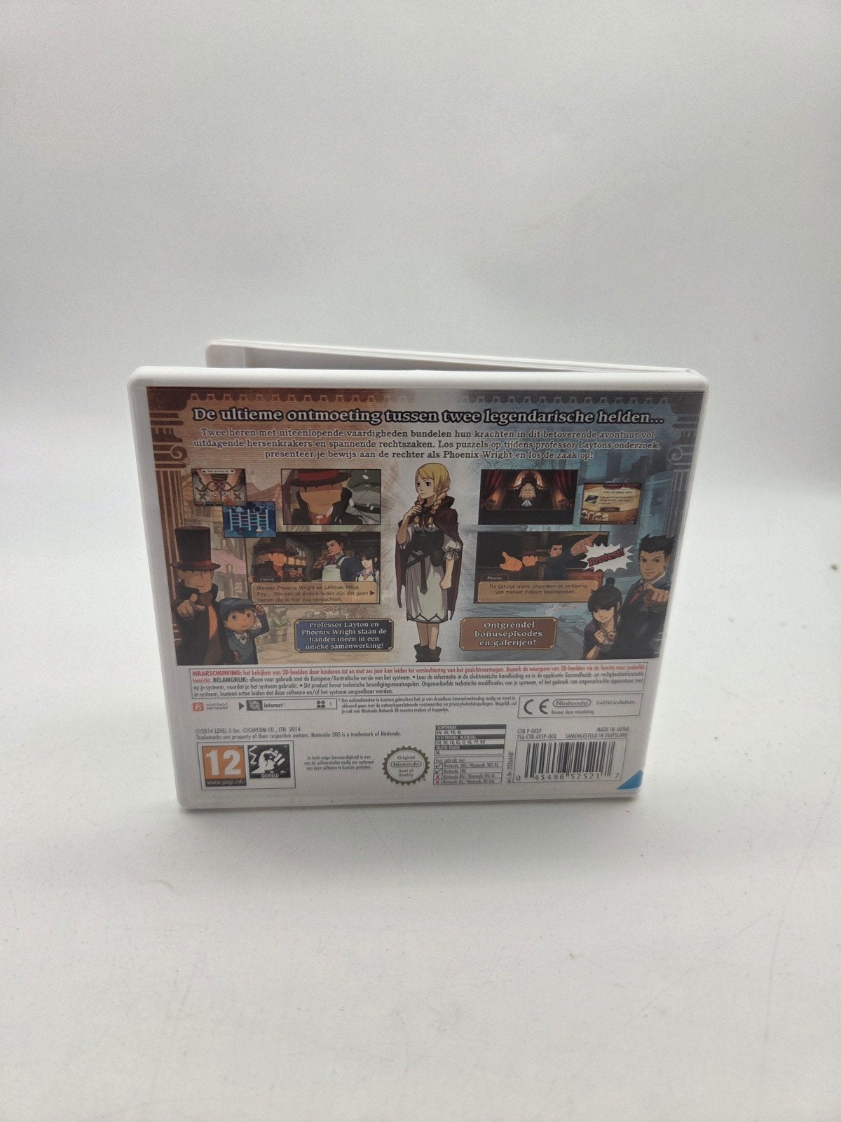 Professor Layton vs Phoenix Wright: Ace Attorney, Spelcomputers en Games, Games | Nintendo 2DS en 3DS, 1 speler, Zo goed als nieuw