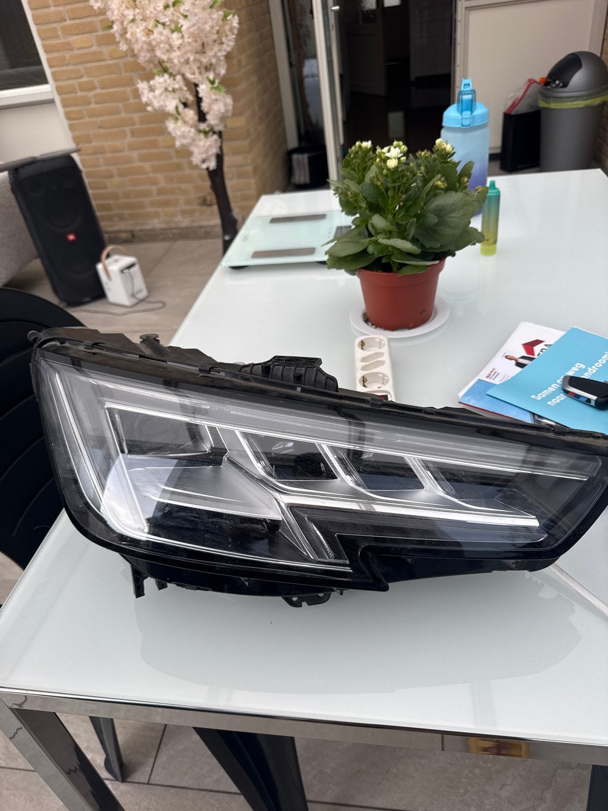 Audi A4 Koplamp Rechts met 2 Modules - Werkt Perfect, Ophalen of Verzenden, Gebruikt, Audi