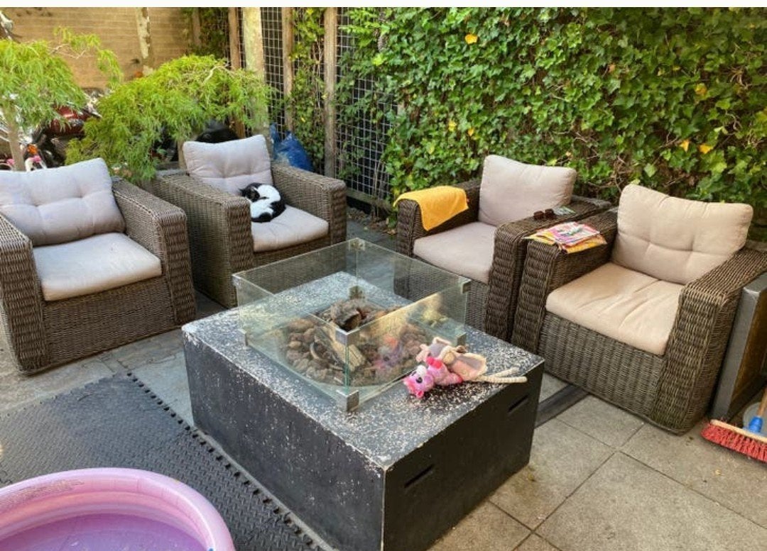 tuinset, Tuin en Terras, Tuinsets en Loungesets, Ophalen, Zo goed als nieuw