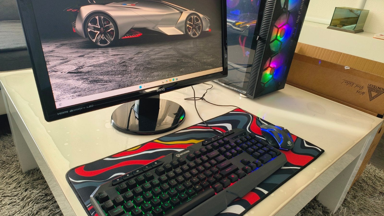 Super Game Pc i7 6700, 16gb, RX 570 8gb, SSD, 23'' led Win11, Computers en Software, Desktop Pc's, Met monitor, B, Virtual Reality