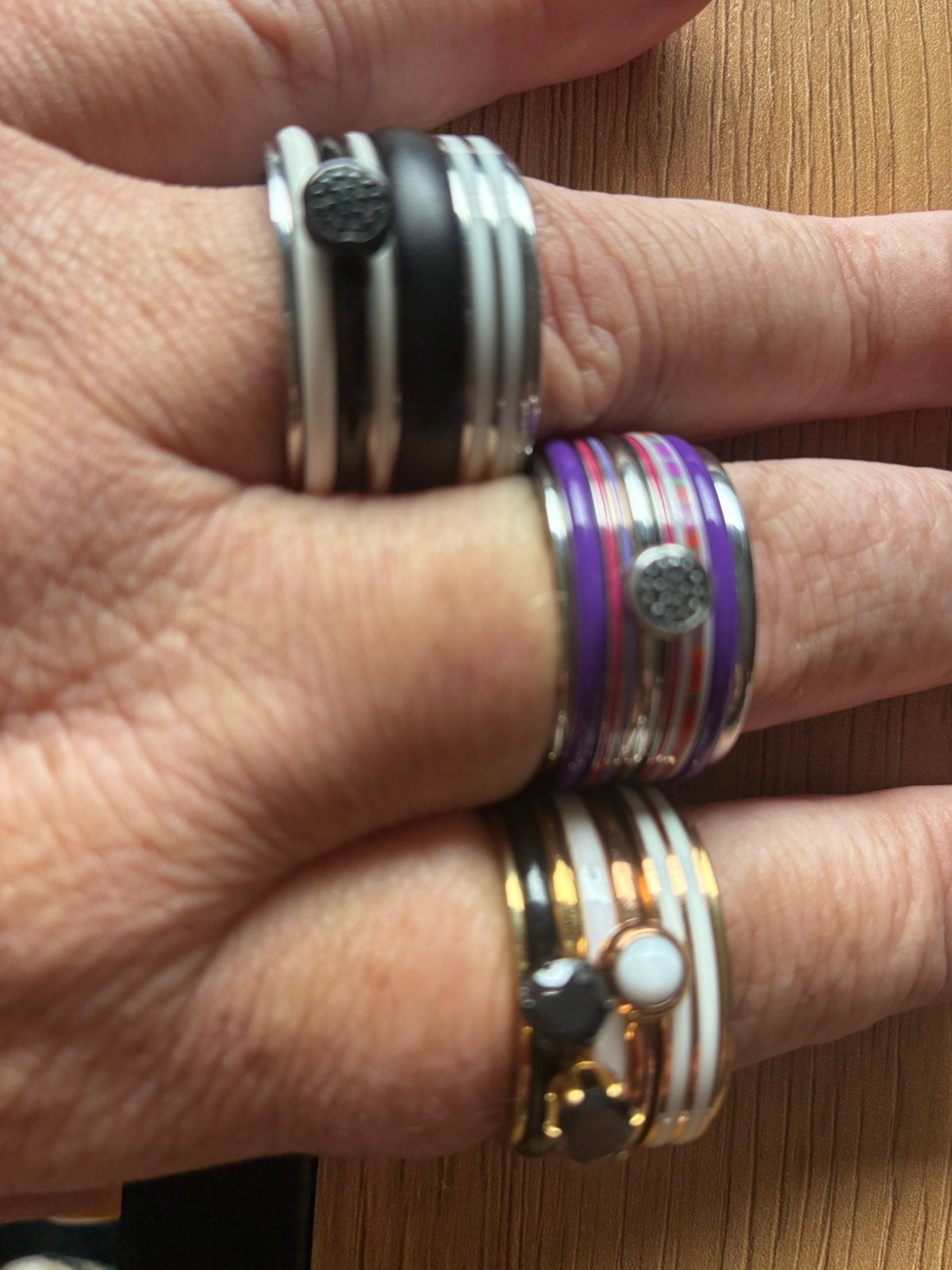 Ixxxi ring maat 21 en 20,5 €17.50 per stuk, 20 of groter, Ophalen of Verzenden, Zo goed als nieuw, Dame