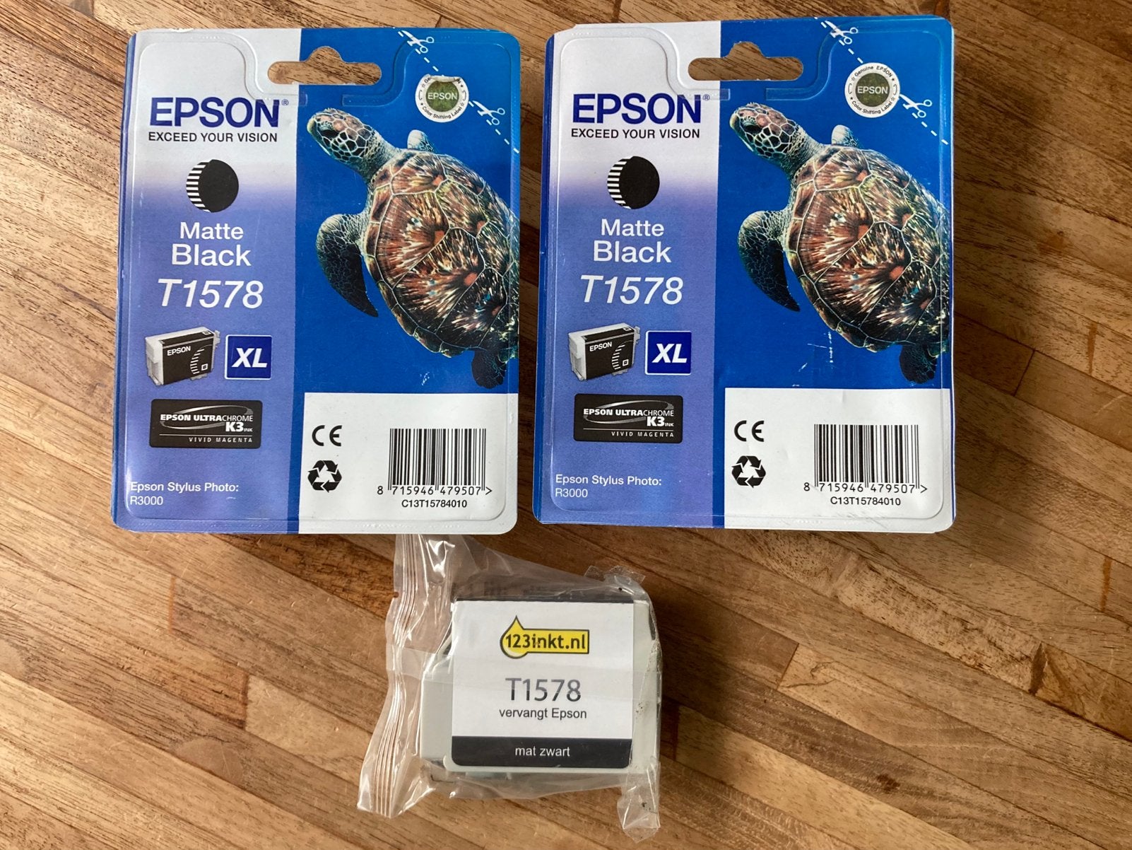 Matte zwarte inkt cartriges T1578, Ophalen of Verzenden, Nieuw, Cartridge