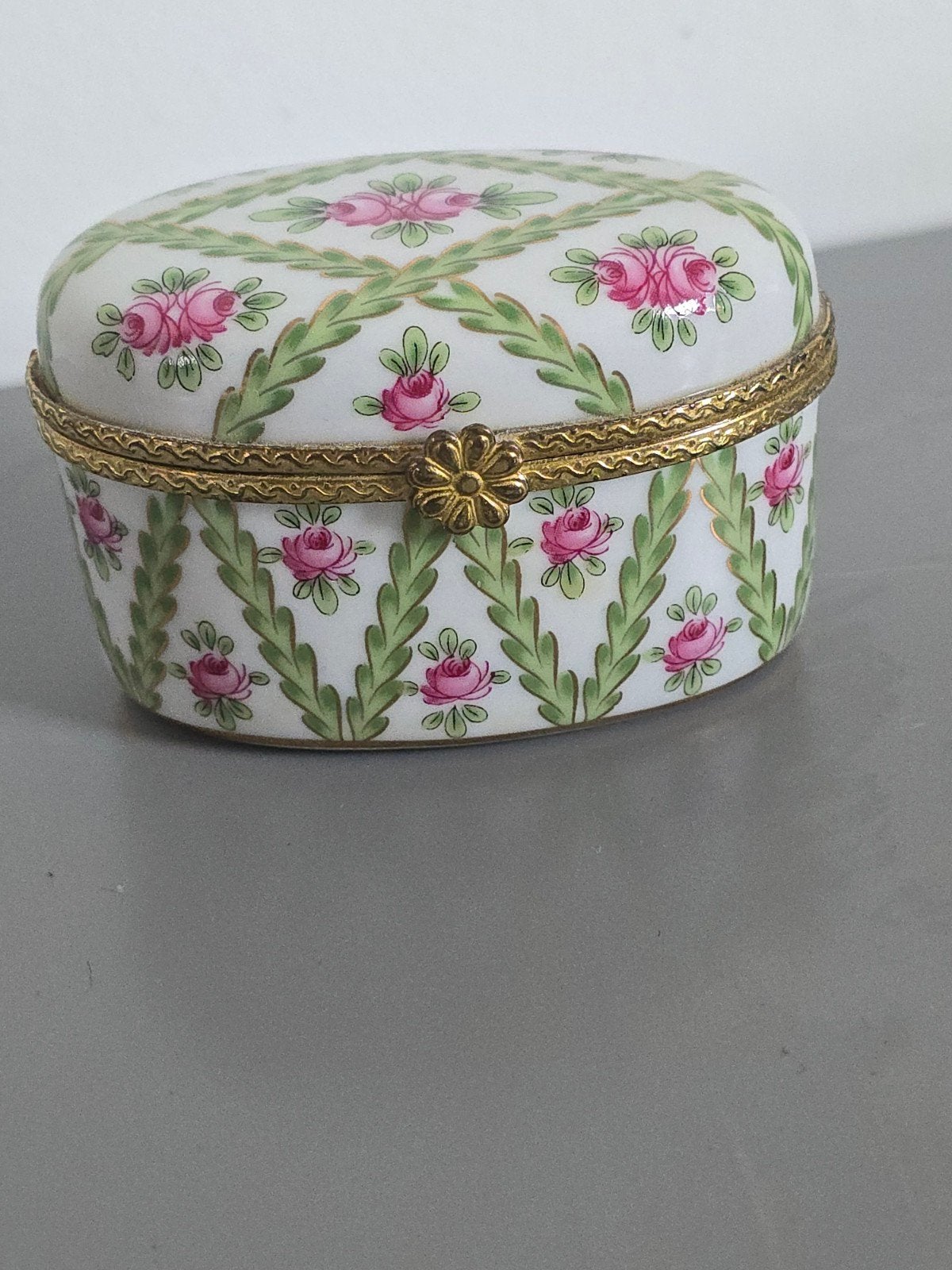 Vintage Porseleinen Sieraden/Pillen Doosje - Rudolf Kämmer, Ophalen of Verzenden