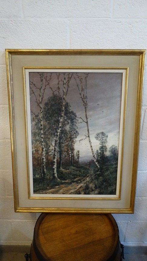 Eugene Fehdmer 1846-1918., Ophalen of Verzenden, Landschap
