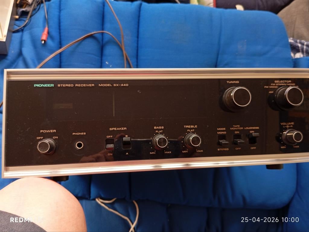 Verkocht Pioneer SX-440 Stereo Receiver - Vintage Audio, Ophalen, Gebruikt, Pioneer, Minder dan 60 watt