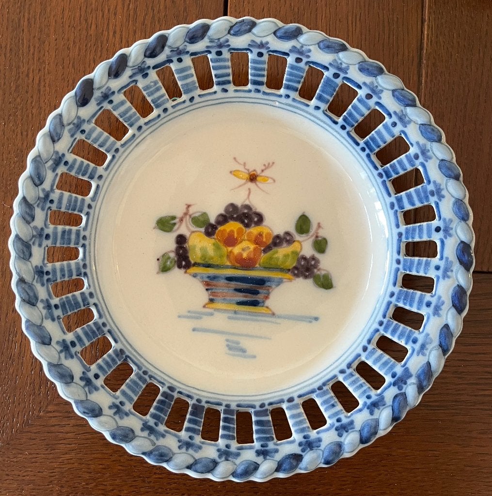 Set van 3 antieke Makkum wandborden, Antiek en Kunst, Ophalen of Verzenden