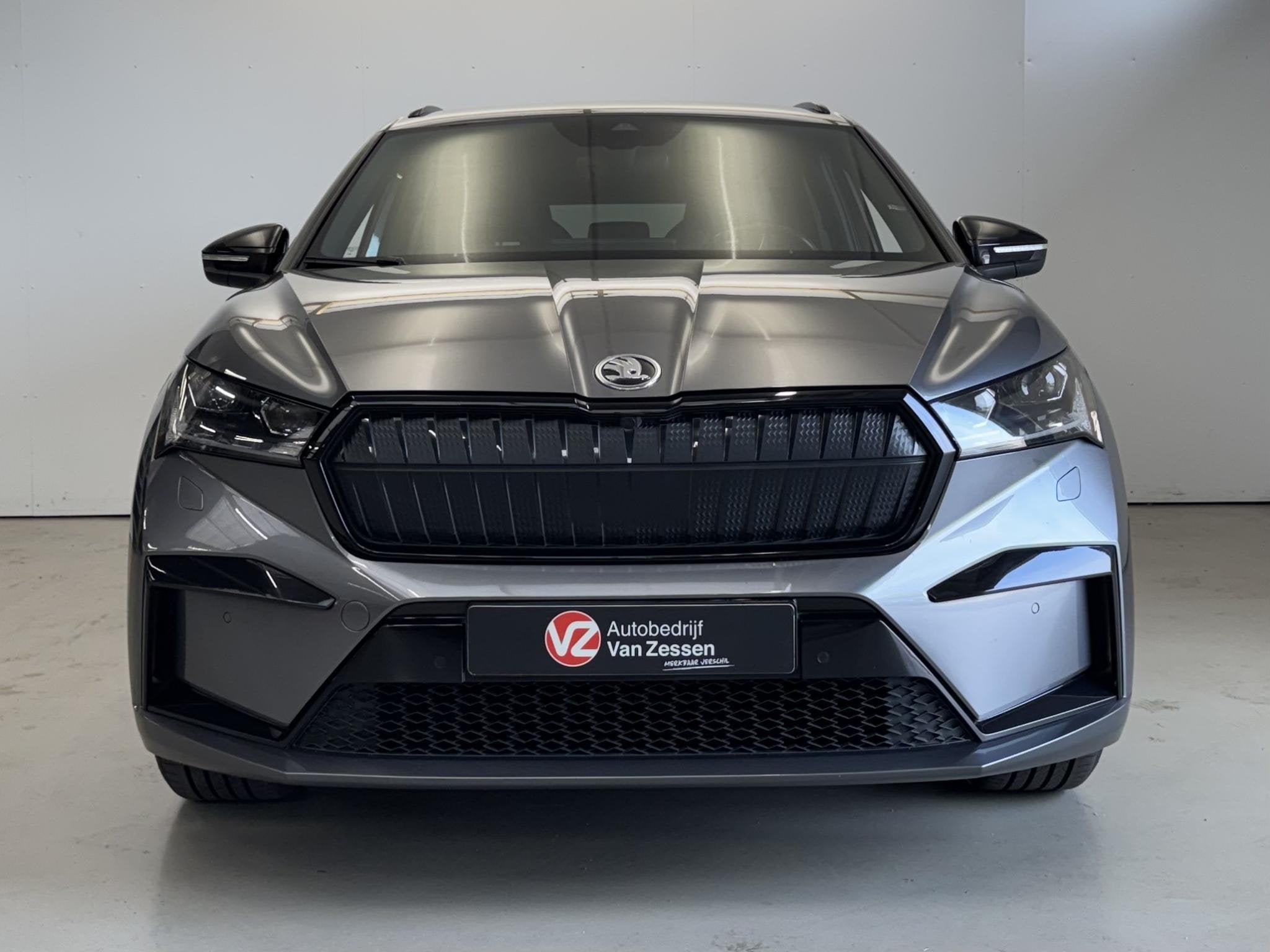 Skoda Enyaq iV 80 Sportline | NL-auto | Matrix-LED | Elektr, Auto's, Skoda, 12 maanden, Achterwielaandrijving, Gebruikt, Zwart