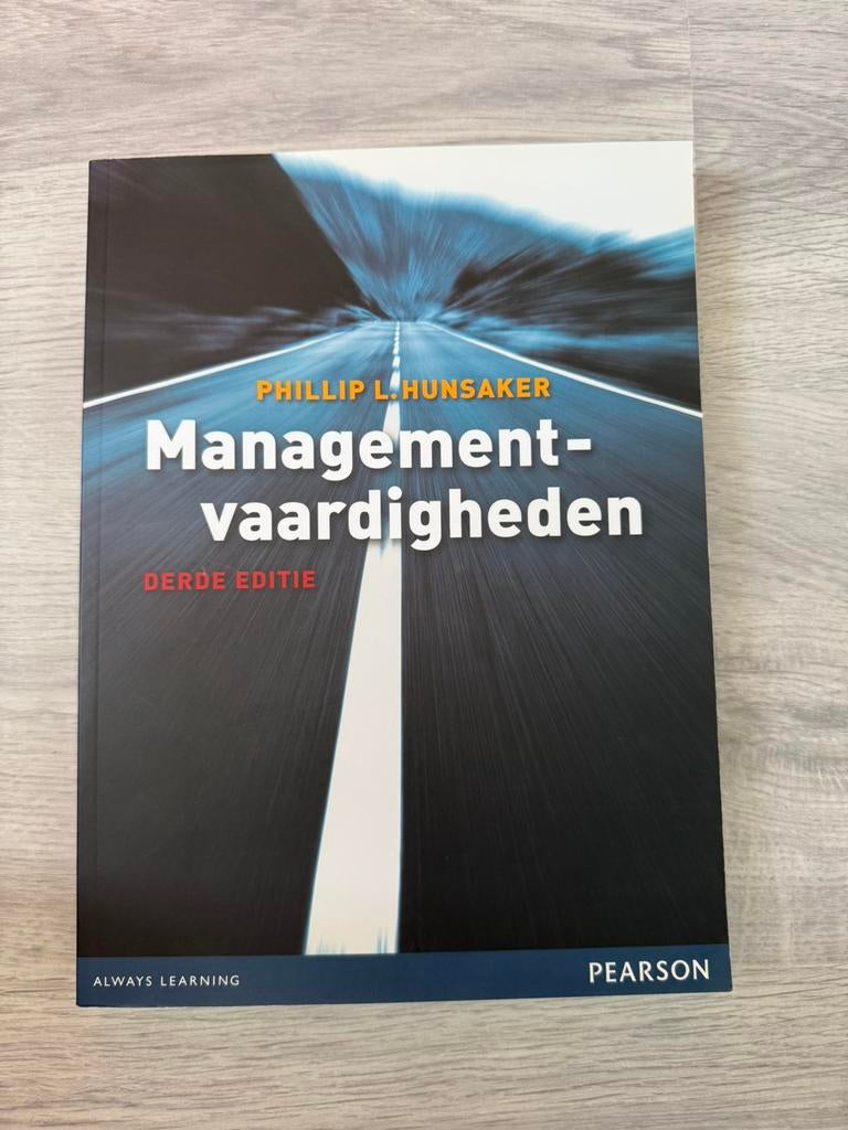 Boek Managementvaardigheden, Boeken, Ophalen of Verzenden, Zo goed als nieuw, Management