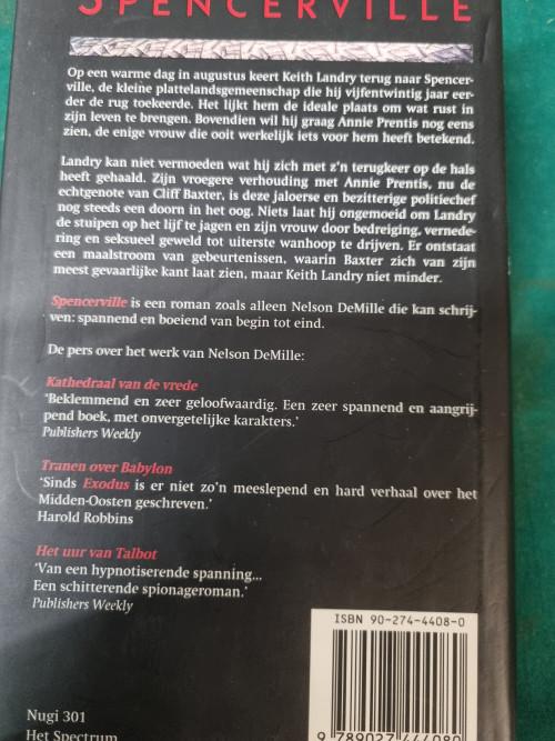 boek spencerville nelson demille, Ophalen of Verzenden
