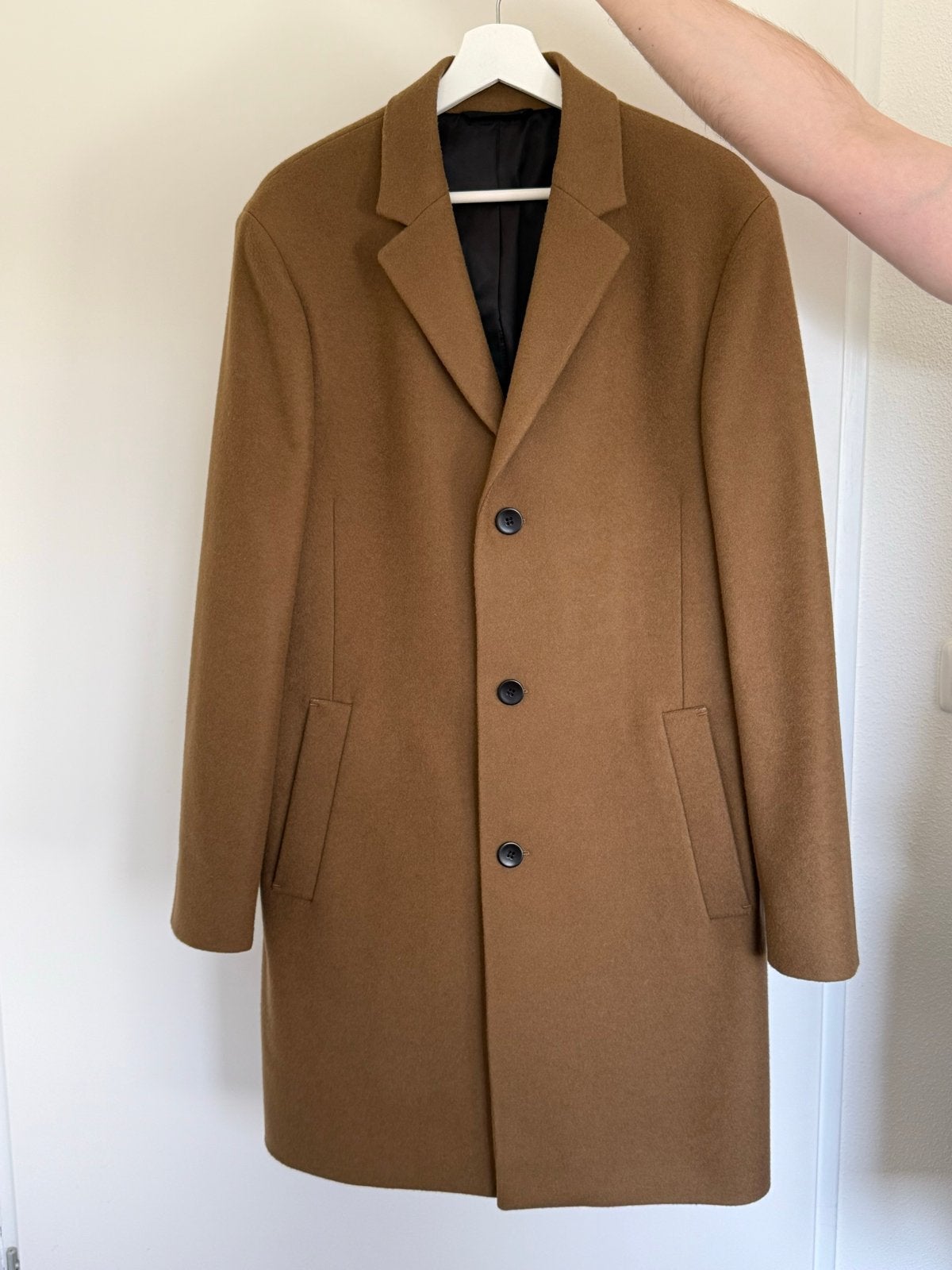 Calvin Klein x Bellandi wollen en kasjmier jas M, Kleding | Dames, Jassen | Winter, Ophalen of Verzenden, Zo goed als nieuw, Maat 38/40 (M)