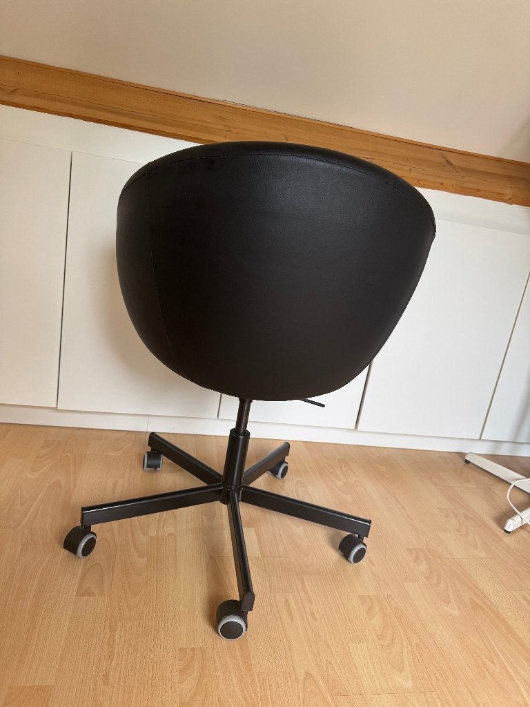 Bureaustoel Skruvsta Ikea, Ophalen, Gebruikt, Zwart, Bureaustoel