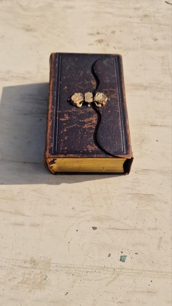 Antiek Psalmenboekje / Nieuwe Testament met slotje, Antiek en Kunst, Ophalen, Nederlandsche Bijbel-Compagnie