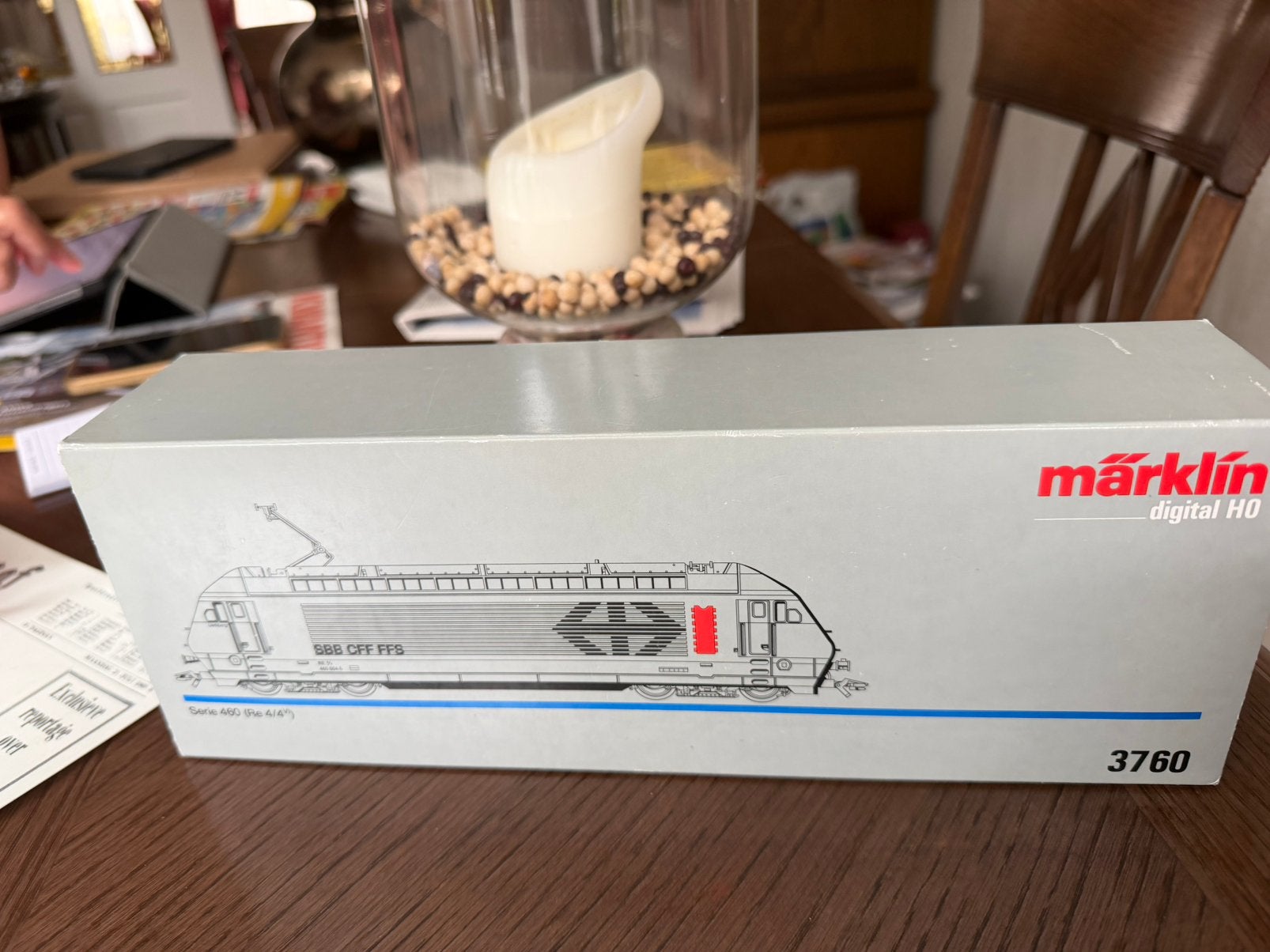 Marklin 3760 serie 460 SBB CFF FFS, Wisselstroom, Locomotief, Ophalen of Verzenden, Zo goed als nieuw
