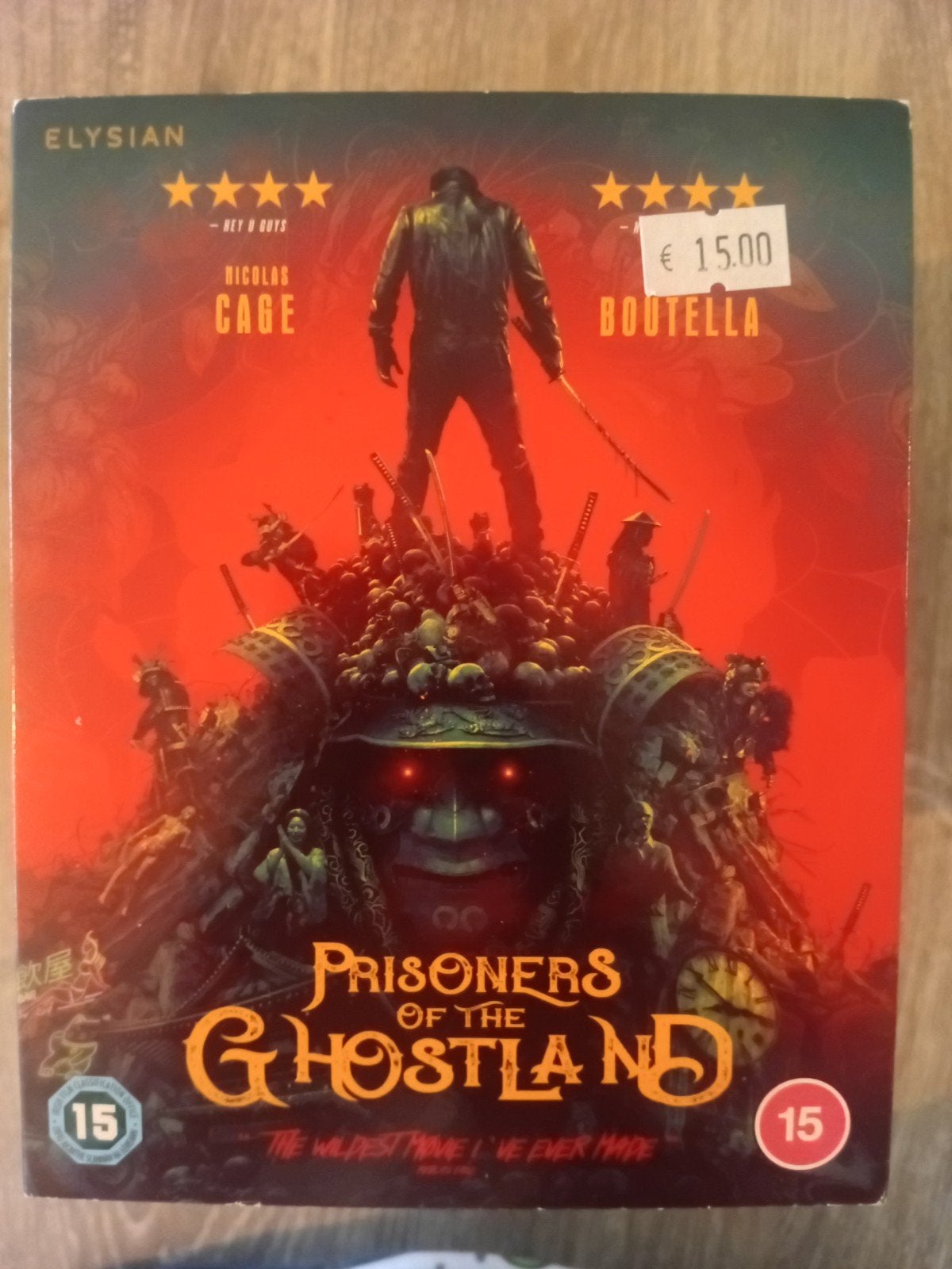 Prisoners of the Ghostland Blu-ray - Nicolas Cage, Engels, Engels, Ophalen of Verzenden, Zo goed als nieuw