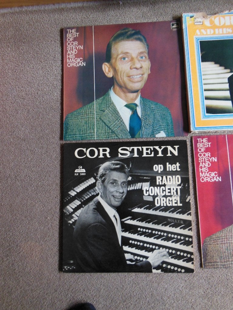 6  x COR STEYN , LP - met zijn  Magic orgel  1970, LP, Gebruikt, Overige genres, Ophalen of Verzenden