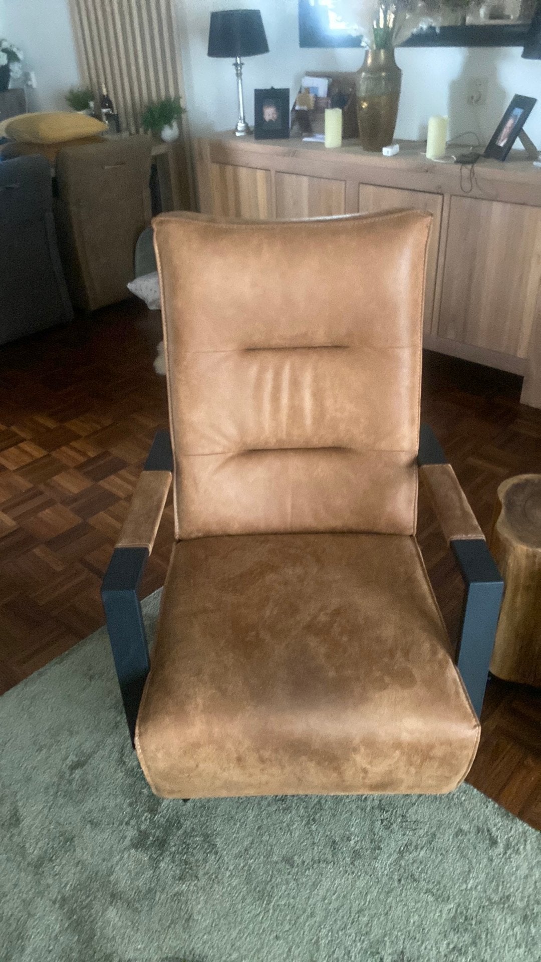Schitterende fauteuil, Huis en Inrichting, Fauteuils, Ophalen, Zo goed als nieuw, 75 tot 100 cm, 50 tot 75 cm