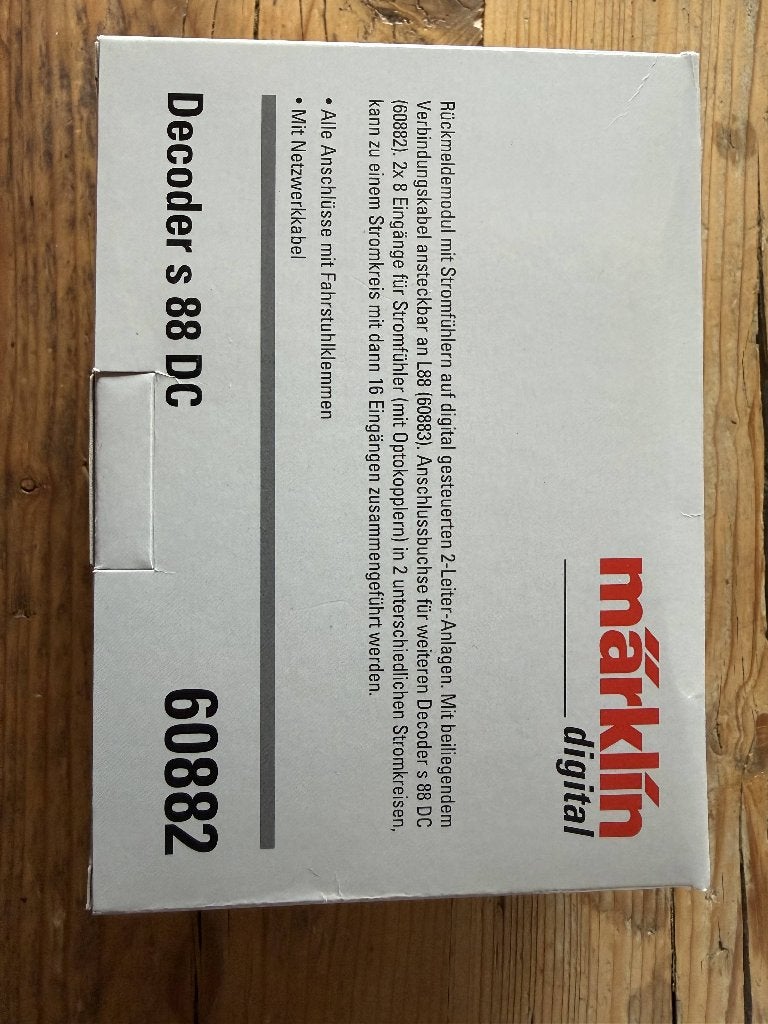 Marklin decoder s 88 DC, Hobby en Vrije tijd, Gelijkstroom, Overige typen, Nieuw, Ophalen of Verzenden