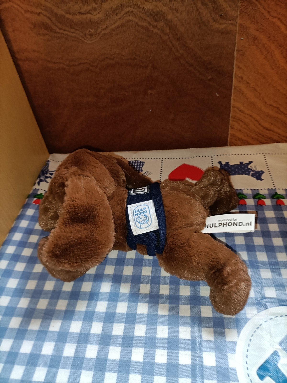 Hulphond Nederland bruine hond knuffel 26 cm groot, Kinderen en Baby's, Speelgoed | Knuffels en Pluche, Ophalen of Verzenden, Zo goed als nieuw