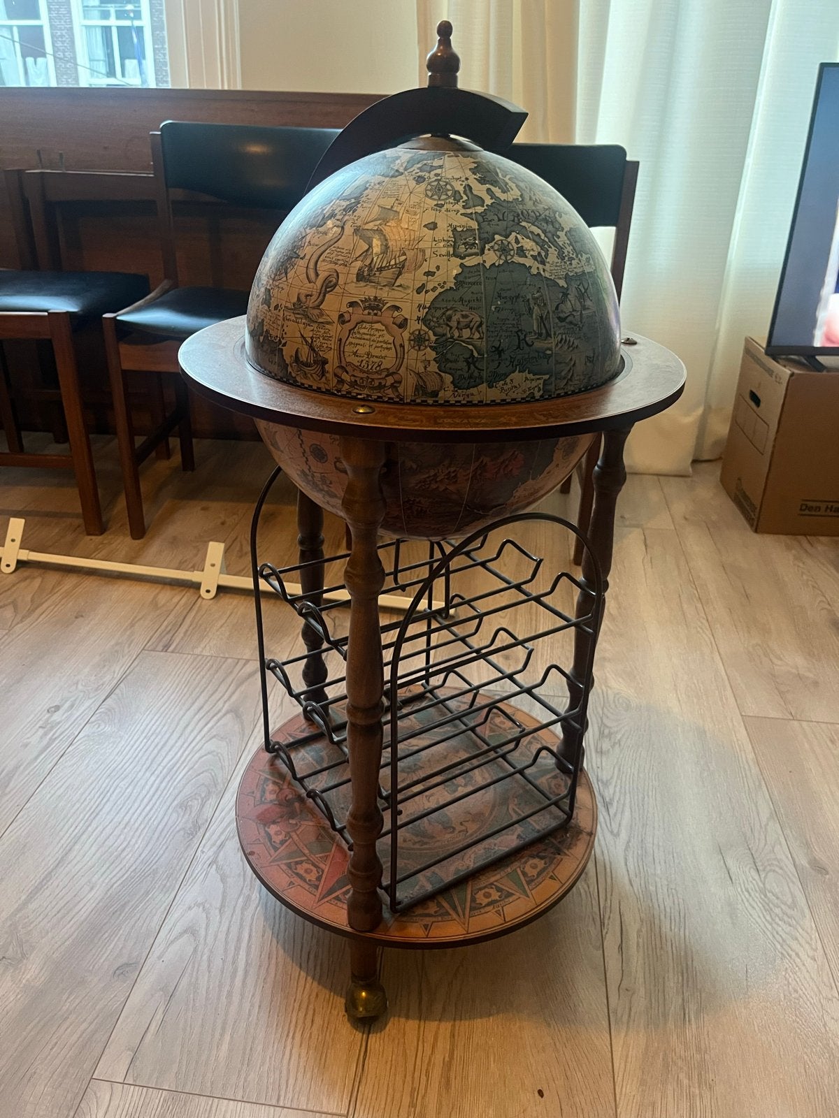 Zoffoli Bar Globe - Authentiek Italiaans Design, Ophalen