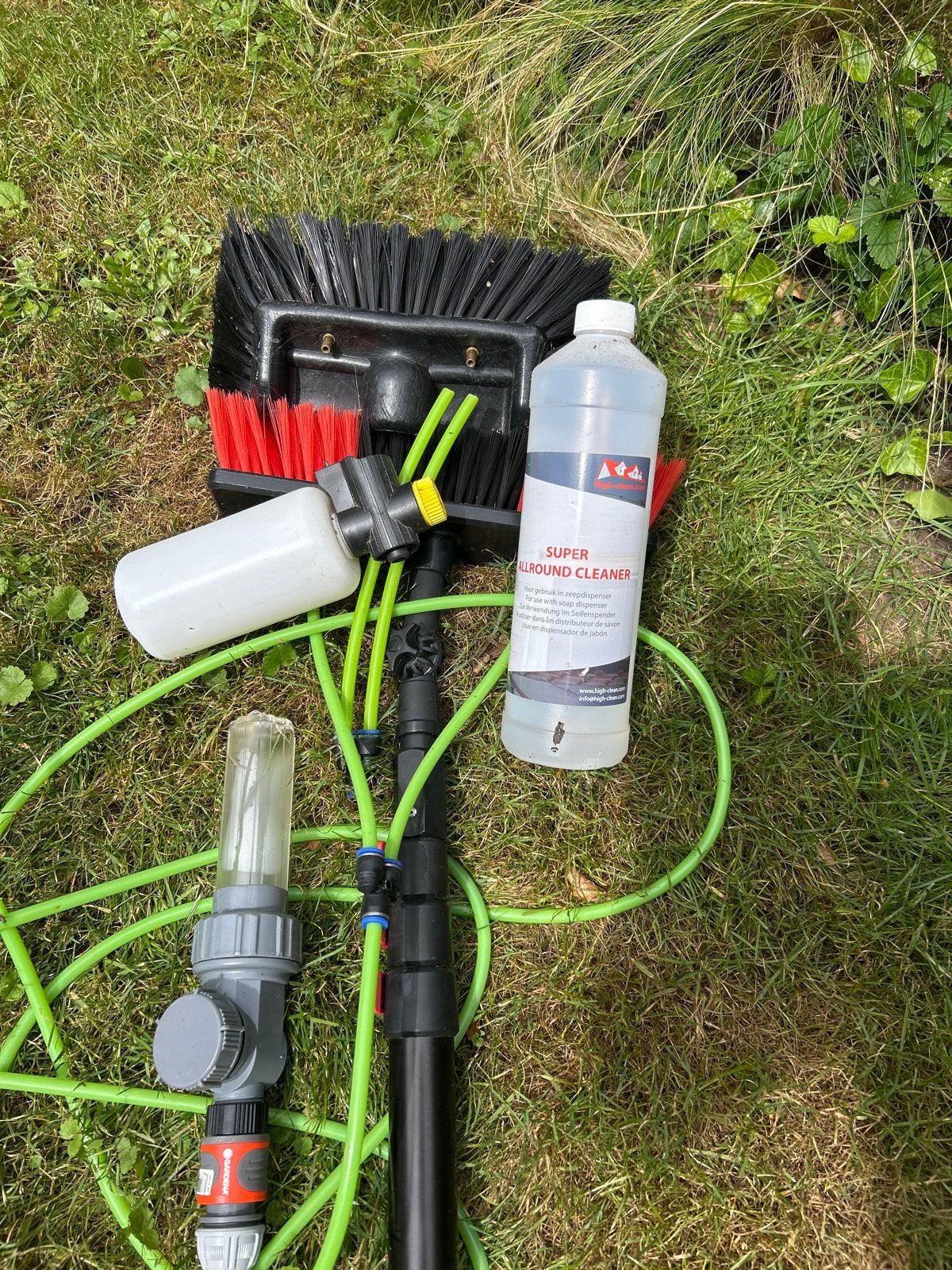 Uitschuifbare Telescopische Ramenwasser met Wateraansluiting, Huis en Inrichting, Schoonmaakartikelen, Ophalen, Bezem of Borstel