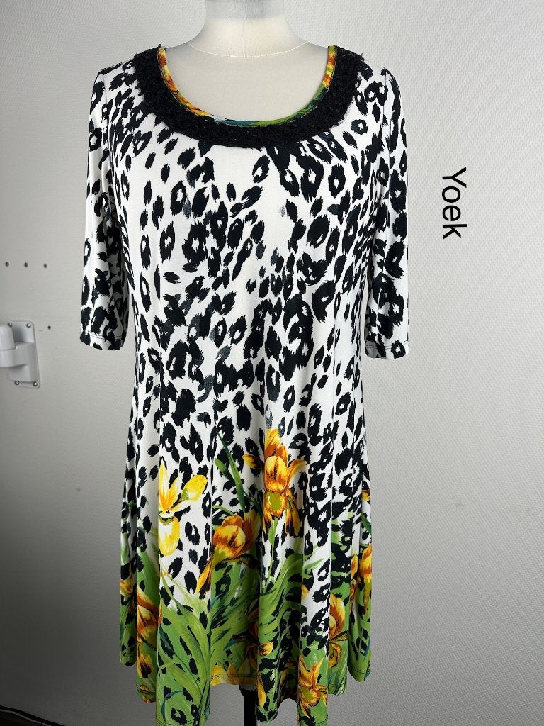 Yoek Jurk  (mt: 42/44) WL/9795, Kleding | Dames, Yoek, Maat 42/44 (L), Ophalen of Verzenden, Zo goed als nieuw