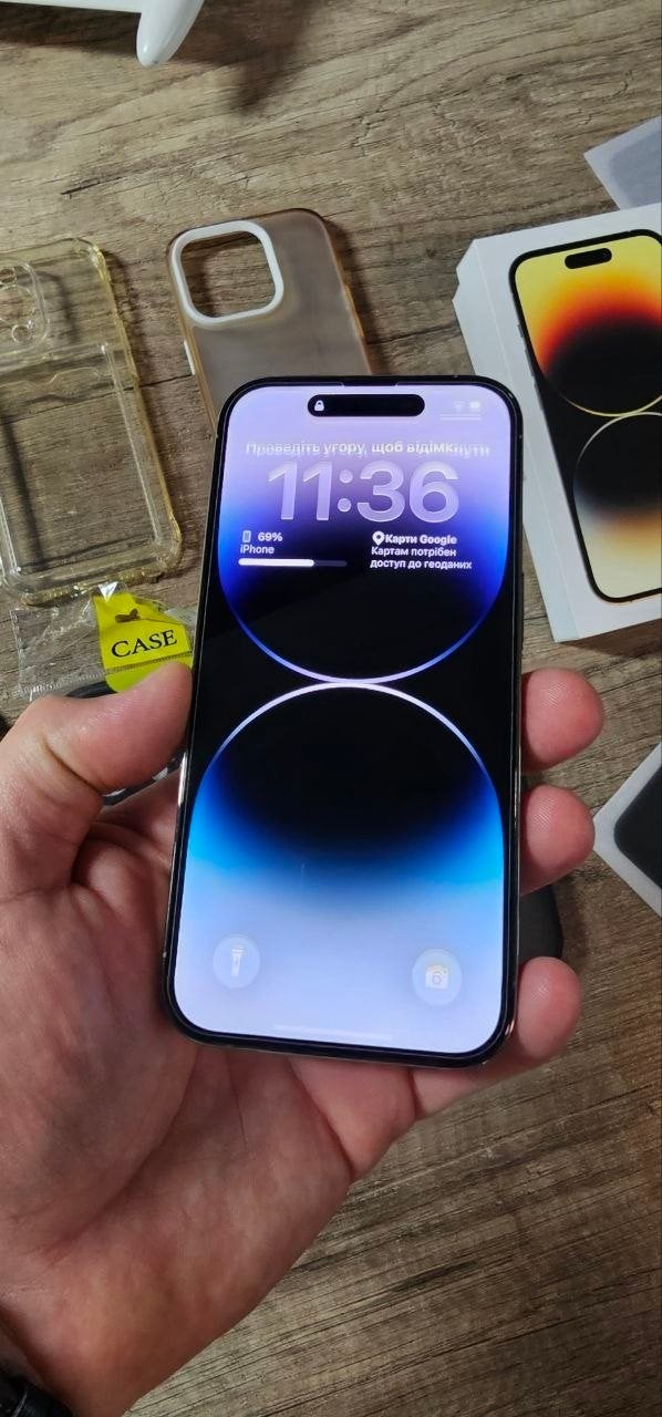 iPhone 14 Pro  256 GB Goud, IPhone 14 Pro, Zo goed als nieuw, Goud, Ophalen