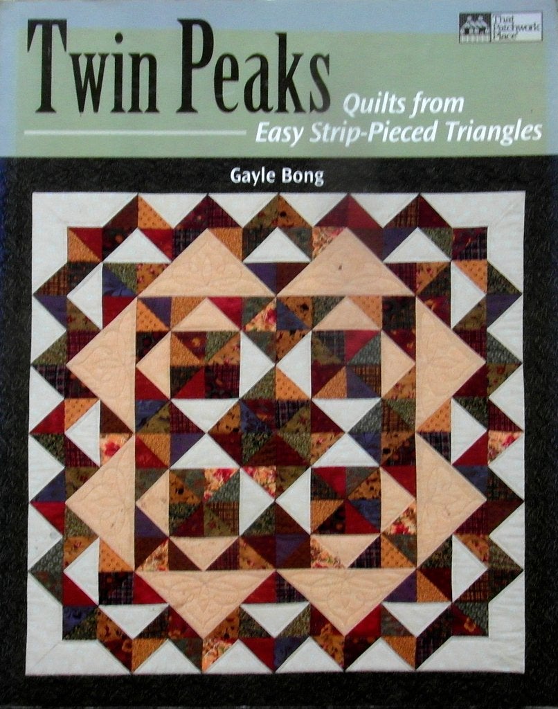TWIN PEAKS Quilts from Easy Strip-Pieced Triangles., Boeken, Hobby en Vrije tijd, Ophalen of Verzenden, Zo goed als nieuw, Borduren en Naaien