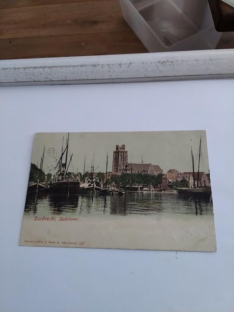 DORDRECHT. KALKHAVEN. 1901, Verzamelen, Ansichtkaarten | Nederland, Ophalen of Verzenden, Voor 1920, Zuid-Holland