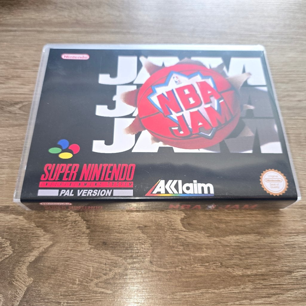 NBA Jam SNES Game Case, Verzenden, 1 speler, Zo goed als nieuw, Vanaf 3 jaar